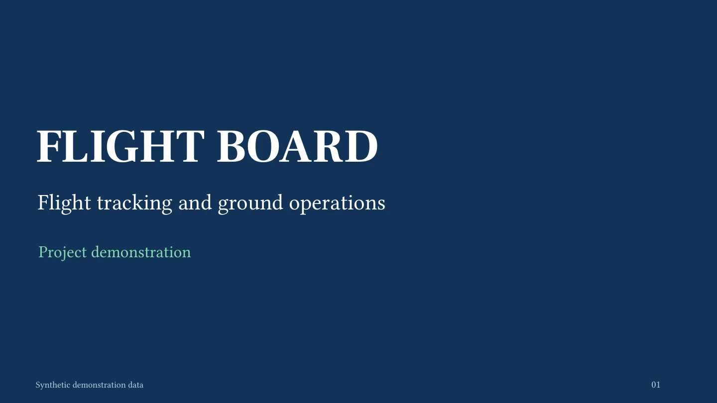 Flight Board — Flight board